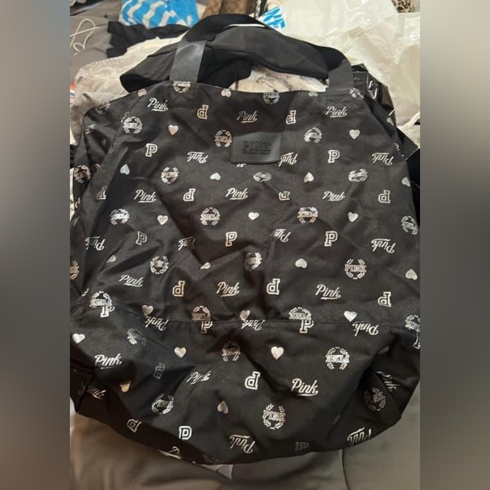 Black zip bag